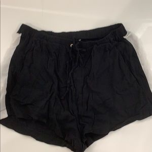 Black and White fabric shorts